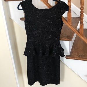 Sparkly black dress
